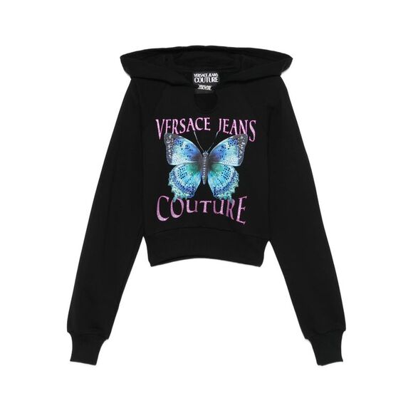Versace Jeans Couture Black Tops - Hoodies Women